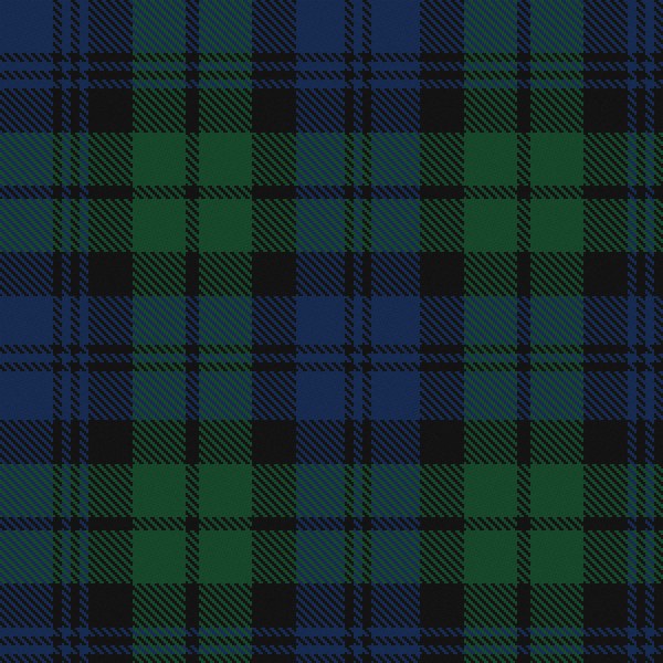 Black Watch tartan swatch